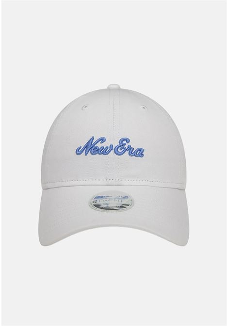 White men's and women's cap with blue stitched logo NEW ERA | 60434924.